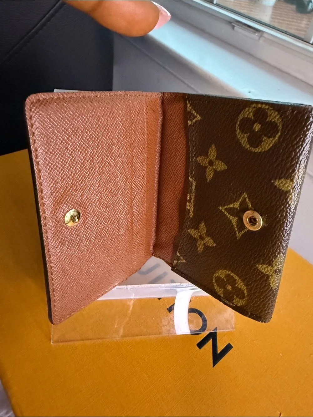 Louis Vuitton Monogram Canvas Key & Card Holder in Brown